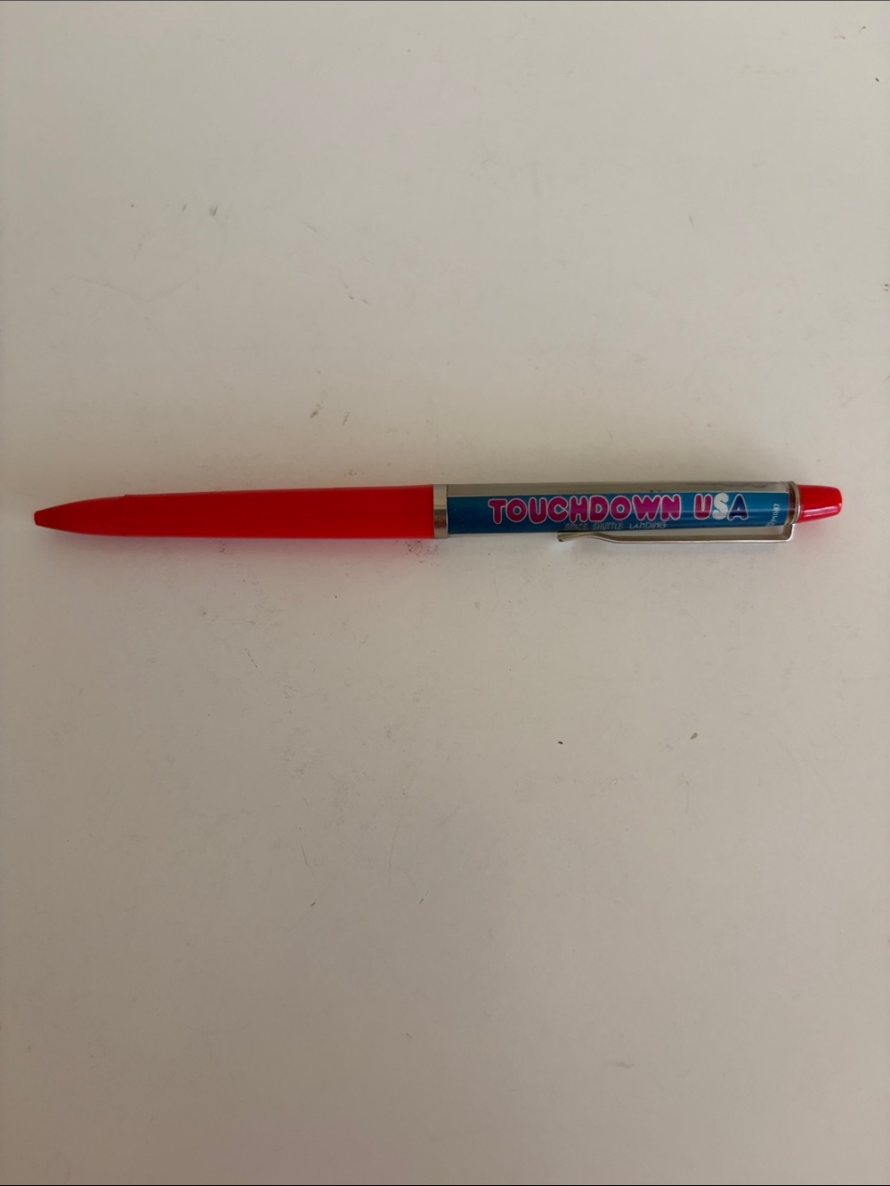 Vintage Touchdown USA Promotional Floaty Pen